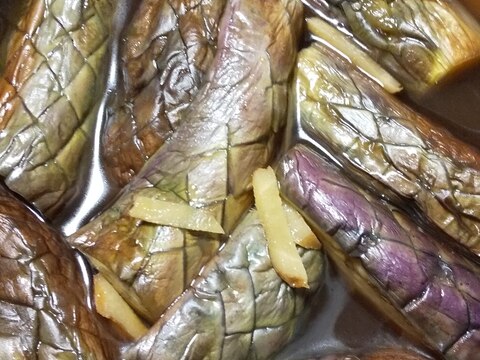 簡単☆なすのしょうがお浸し